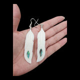 Feather Bone Earrings #17