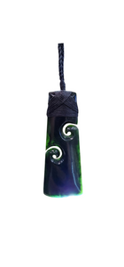 #A54 Toki with double Koru (90mm)