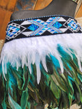 #A15 Kākahu ( Korowai ) Teal  Quarter Length