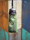 #A54 Toki with double Koru (70mm)
