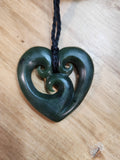 #2A Heart Triple Koru (50mm)