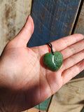 #64 Small Carved Heart (30mm)