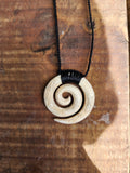 #1 Koru Whale Bone Carving