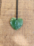 #64 Small Carved Heart (30mm)