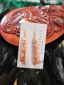 Copper Clay Earrings