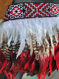 #A6 Maroon and Brown Kākahu ( Korowai ) - Quarter Length - (Small to Large)