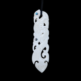 #2A Bone Carving Manaia