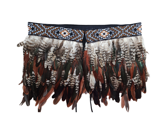 #M Kākahu ( Korowai ) - Brown Large