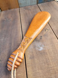 Wooden Carved Patu (380mm)