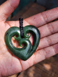#2A Heart Triple Koru (50mm)