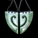 # 8 Koru Heart Breastplate Pair (70mm)