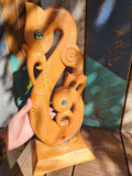 Large Carved Manaia Trophy