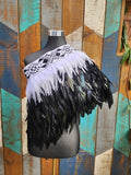 #A1 Black & White ( Korowai ) Quarter Length (Small to Large)
