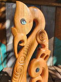 Large Carved Manaia Trophy