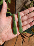 #70B Greenstone Earrings (70mm)