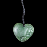 #B23 Carved Heart Pendant (40mm)