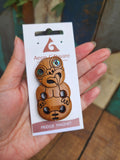 Kauri Wood Tiki Magnet