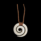 #3 Koru Whale Bone Carving