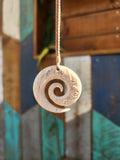 #W4 Koru Whale Bone Carving