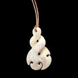 #W3 Pikorua (Twist) Whale Bone 70mm