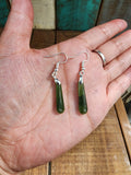 #23 Greenstone Earrings (25mm)