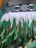 #A7 Green Kākahu ( Korowai ) - Quarter Length
