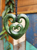 #2B Heart with Koru (60mm)