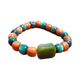 Small Pounamu Bead Bracelet