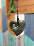 #B31 Manawa Koru Heart Pendant (50mm)