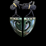 # 8 Koru Heart Breastplate Pair (65mm)