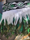 #A7 Green Kākahu ( Korowai ) - Quarter Length