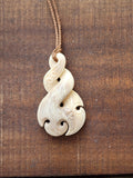 #W3 Pikorua (Twist) Whale Bone 70mm