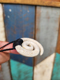 #2 Koru Whale Bone Carving