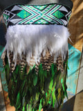 #A17 Green Kākahu ( Korowai ) - Half Length