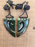 # 8 Koru Heart Breastplate Pair (65mm)