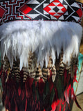 #A6 Maroon and Brown Kākahu ( Korowai ) - Half Length - (Small to Large)