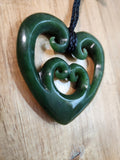 #2B Heart with Koru (60mm)