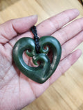 #2A Heart Triple Koru (50mm)