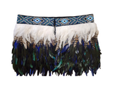#A2 Paua Blues Kākahu ( Korowai ) - Quarter Length - Medium