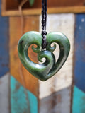 #2A Heart Triple Koru (50mm)