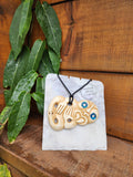 Clay Resin Tiki Pendant