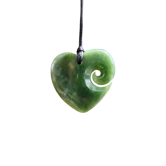 #44 Heart with Koru (40mm)