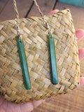 #70B Greenstone Earrings (60mm)