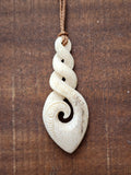 #W2 Pikorua (Twist) Whale Bone 80mm