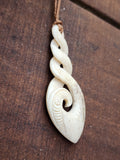 #W2 Pikorua (Twist) Whale Bone 80mm