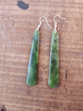 #70B Greenstone Earrings (70mm)