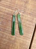#31 Greenstone Drop Earrings (60mm)