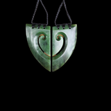 # 8 Koru Heart Breastplate Pair (80mm)