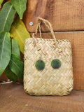 #30 Greenstone Porowhita Earrings (18mm)