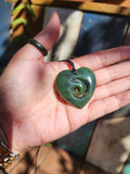 #B31 Manawa Koru Heart Pendant (50mm)